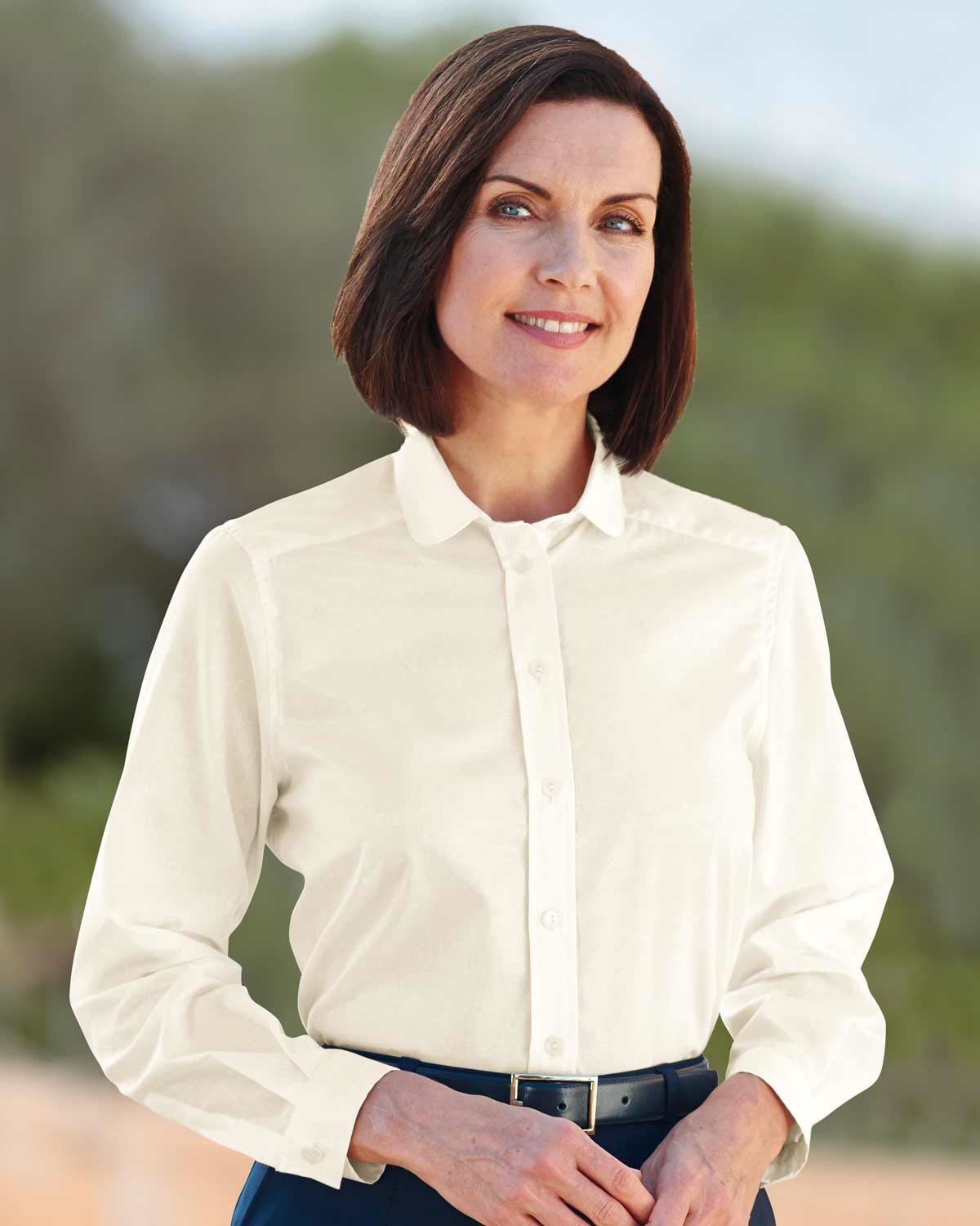 ladies cream shirt